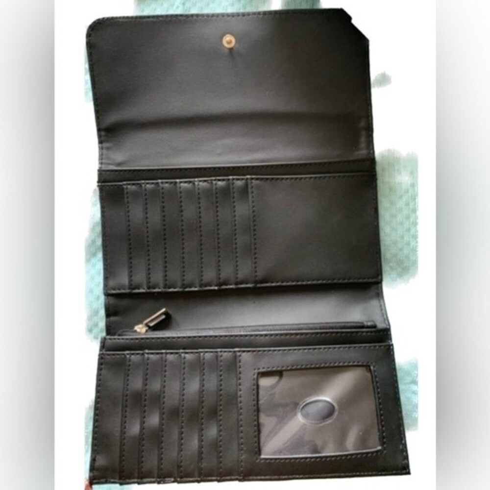 NWOT Vintage Esprit Zip Around Wallet. Brown. - Picture 3 of 5